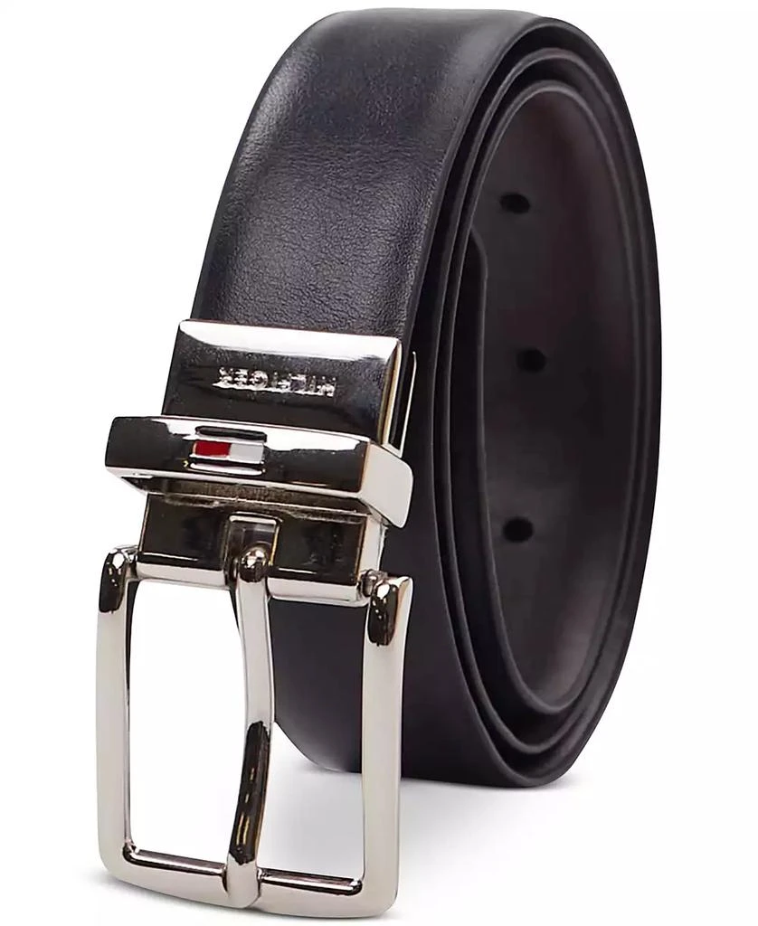 Big Boys Reversible Dress Belt with Logo Buckle 商品