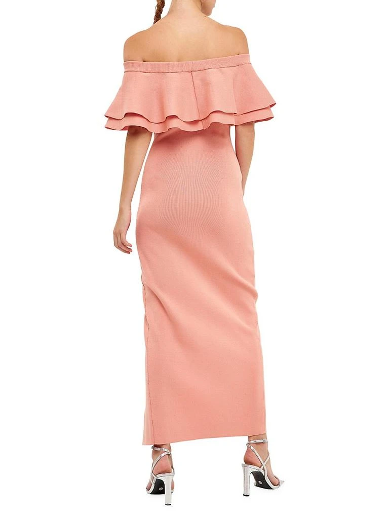 商品Endless Rose|Ruffle Off-The-Shoulder Midi-Dress,价格¥1208,第3张图片详细描述