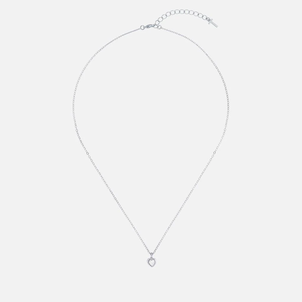 商品Ted Baker London|Ted Baker Women's Hannela Crystal Heart Pendant - Silver/Crystal,价格¥211,第3张图片详细描述