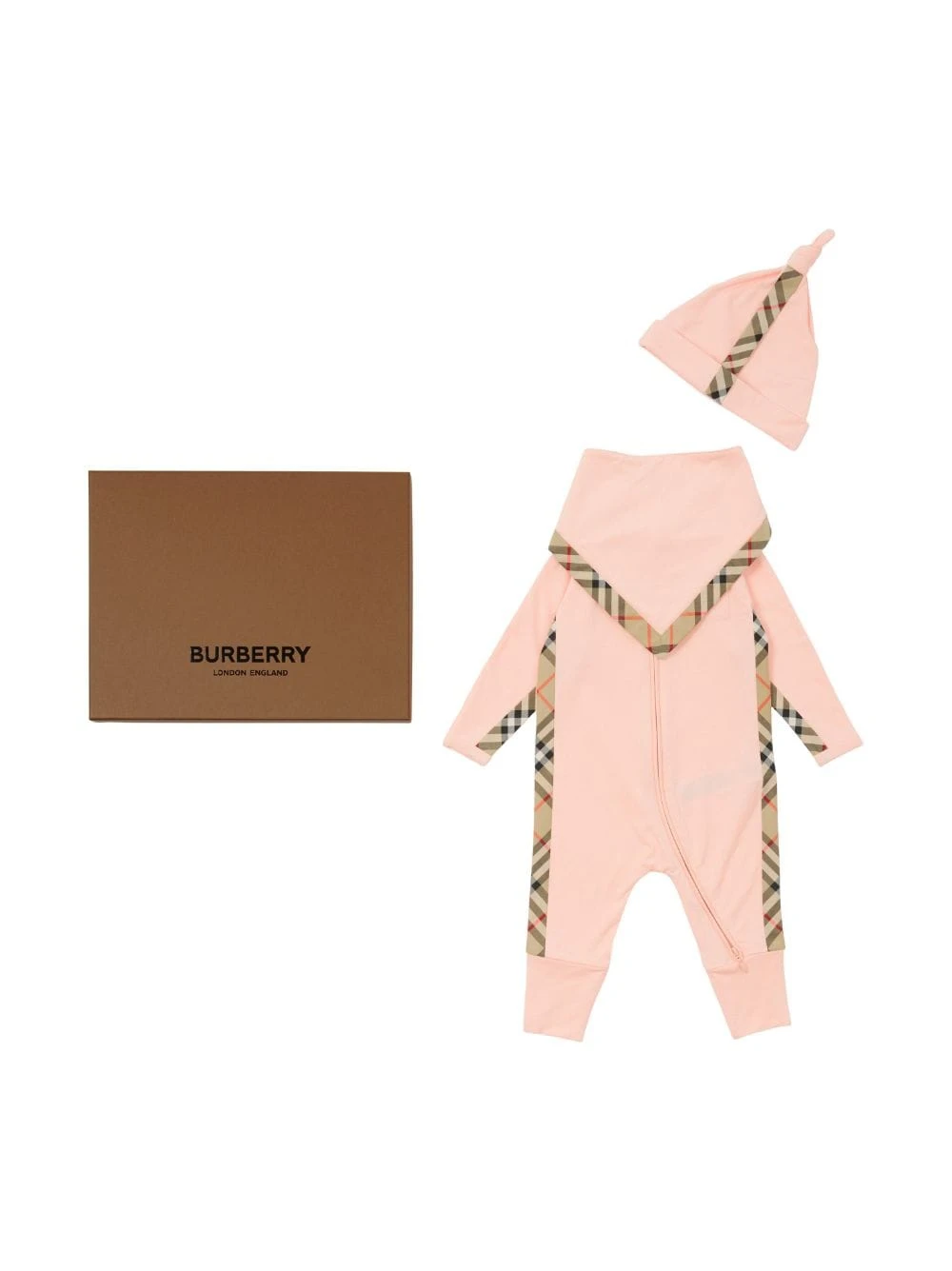 商品Burberry|Burberry 女童套装 8072046CLAUDEA4378 粉红色,价格¥1719,第1张图片