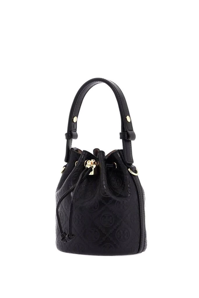 商品Tory Burch|mini t monogram leather bucket bag,价格¥3310,第3张图片详细描述