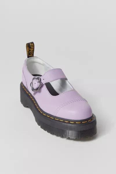 Dr. Martens Addina Flower Buckle Leather Platform Shoe 商品