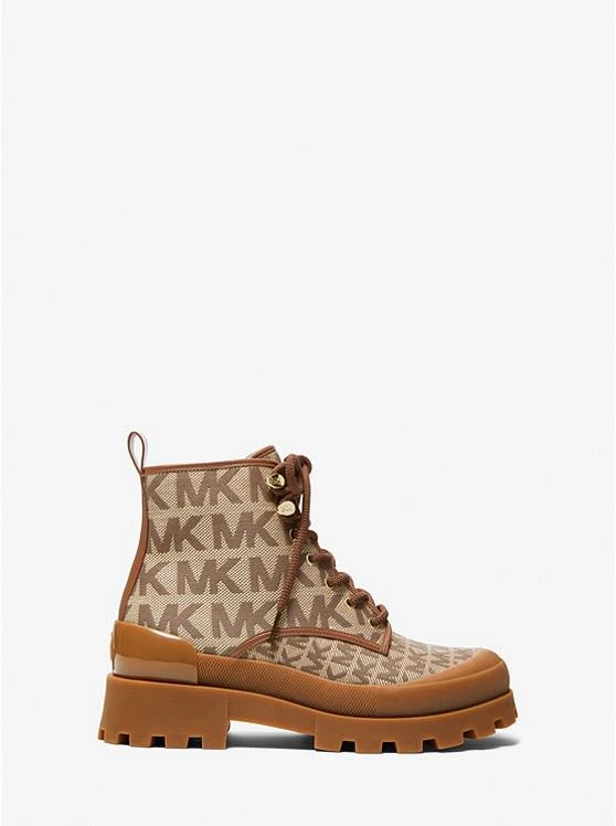 商品Michael Kors|Payton Logo Jacquard Combat Boot,价格¥779,第2张图片详细描述