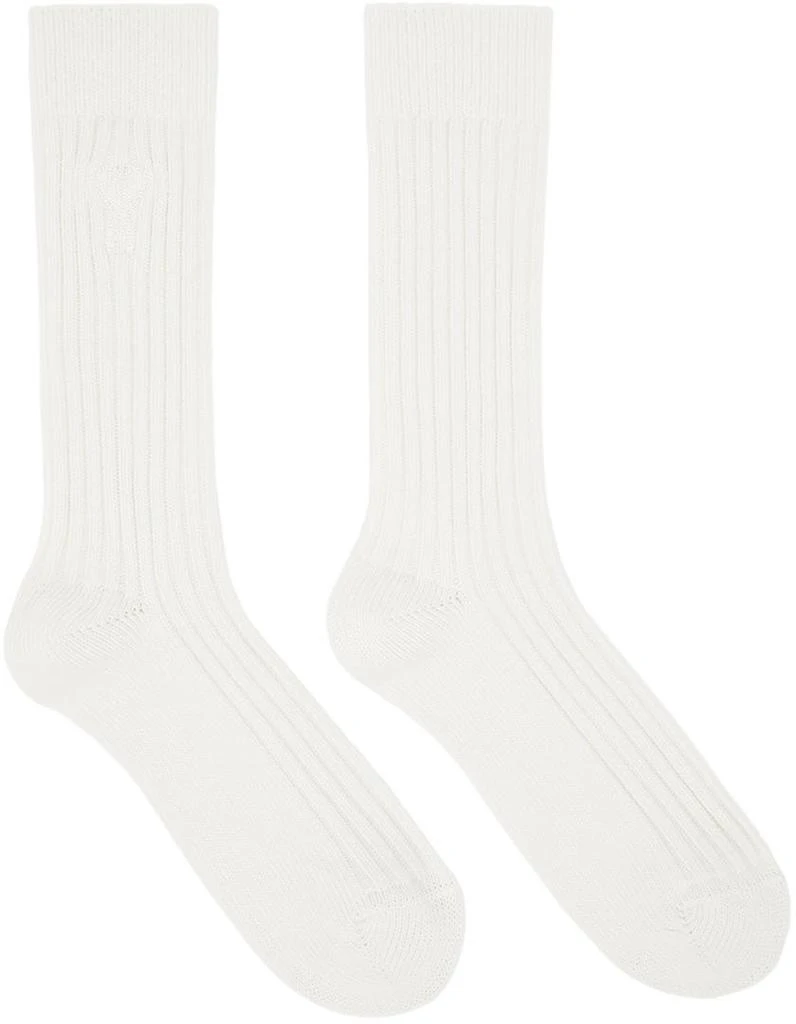 商品AMI|SSENSE Exclusive Three-Pack Multicolor Ami De Cœur Socks,价格¥797,第4张图片详细描述