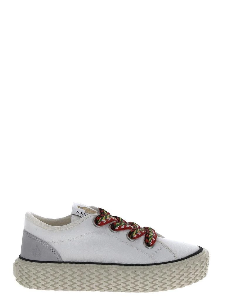 商品Lanvin|Cotton Canvas Curbies Sneakers,价格¥3358,第1张图片