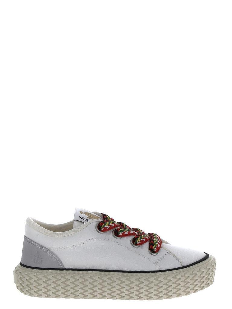 商品Lanvin|Cotton Canvas Curbies Sneakers,价格¥3278,第1张图片