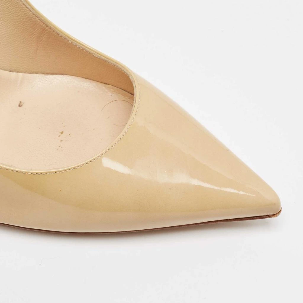 Jimmy Choo Beige Patent Leather Anouk Pumps Size 38.5 商品