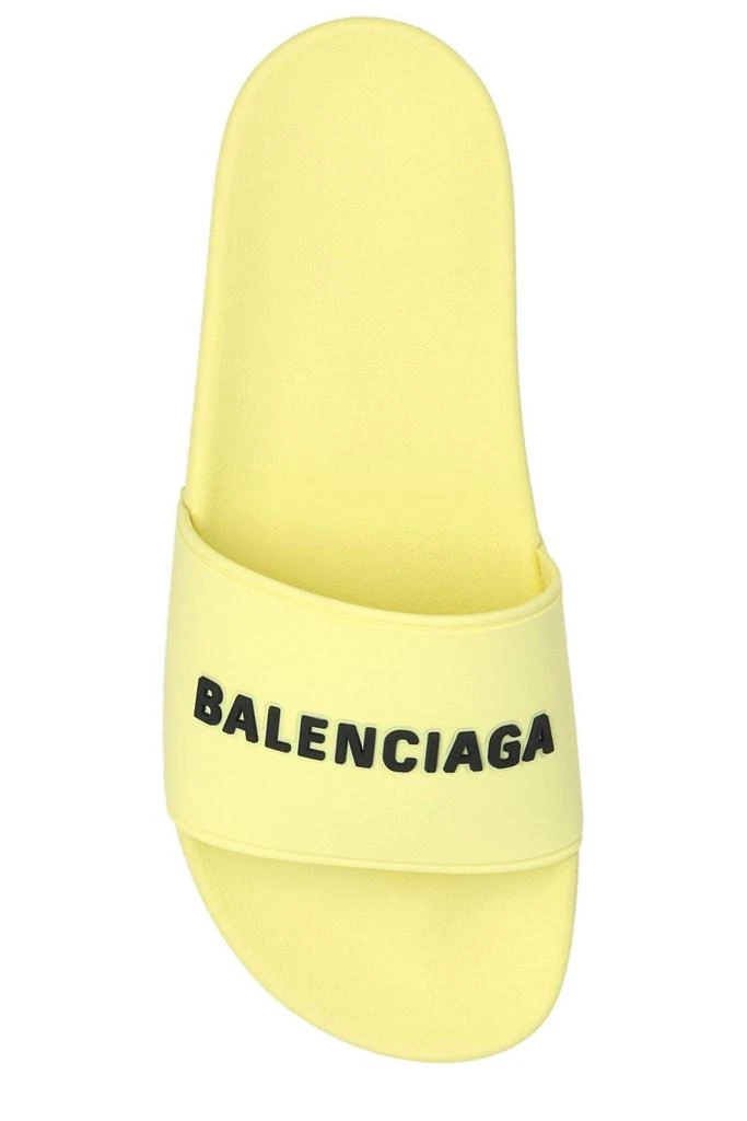 商品Balenciaga|Balenciaga Logo Slide Sandals,价格¥1129,第4张图片详细描述