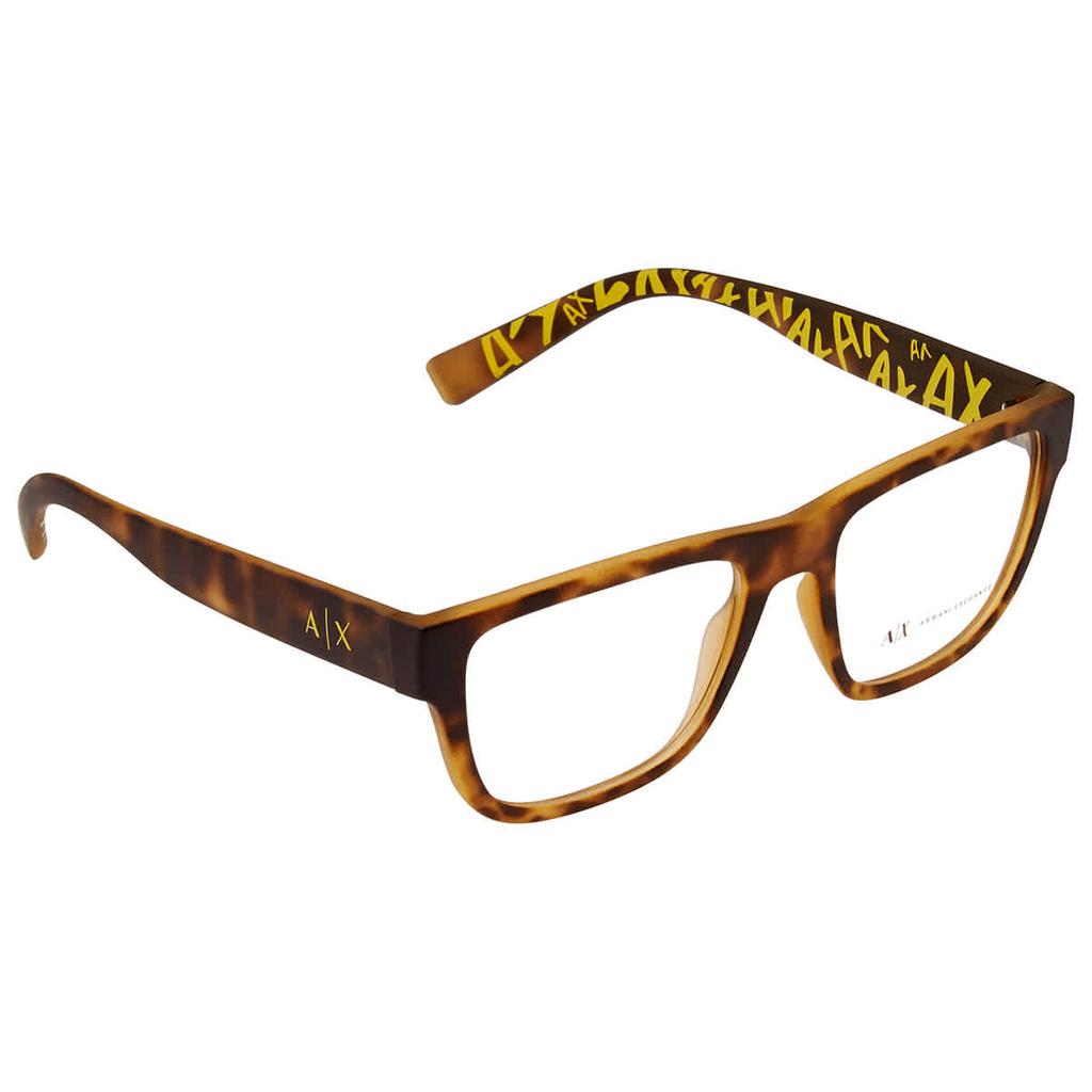 Armani Exchange | Armani Exchange Demo Square Unisex Eyeglasses AX3062 8078 54 264.70元 商品图片