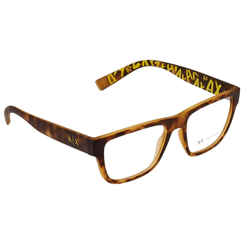 商品Armani Exchange|Armani Exchange Demo Square Unisex Eyeglasses AX3062 8078 54,价格¥274,第1张图片
