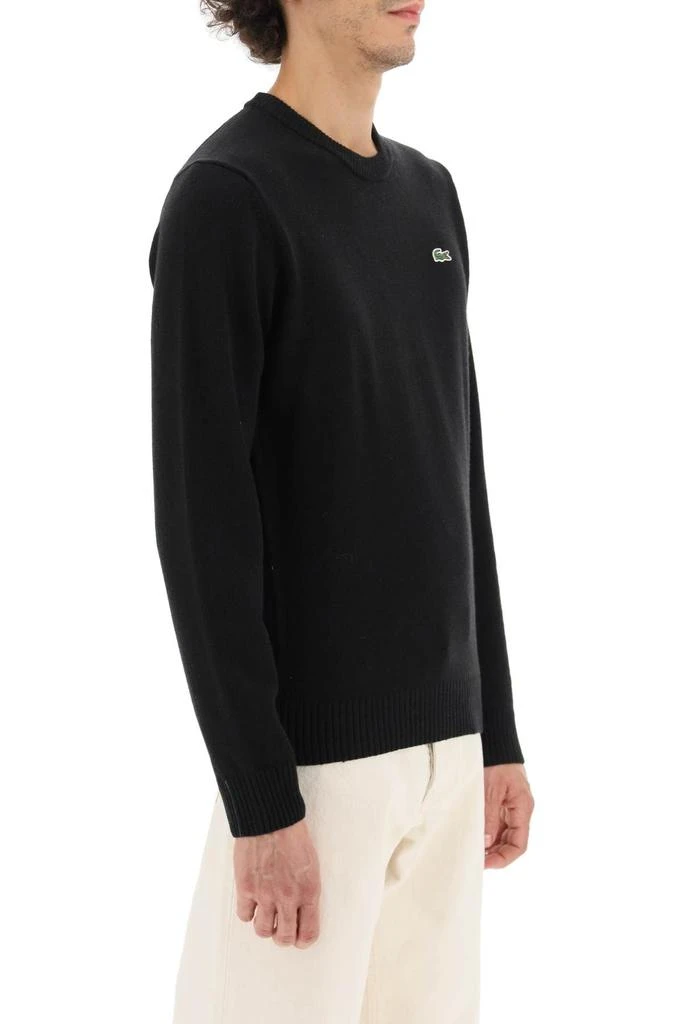 商品Lacoste|REGULAR FIT WOOL SWEATER WITH LOGO,价格¥1102,第3张图片详细描述