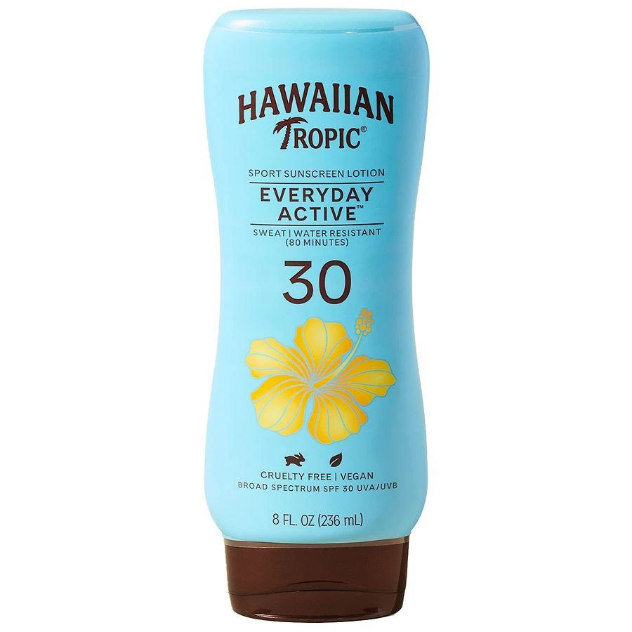 商品Hawaiian Tropic|Everyday Active Lotion Sunscreen Broad Spectrum SPF 30 Light Tropical,价格¥114,第1张图片