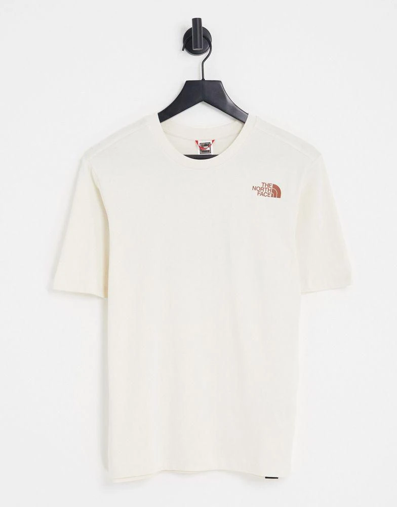 商品The North Face|The North Face Redbox t-shirt in off white Exclusive at ASOS,价格¥140,第2张图片详细描述