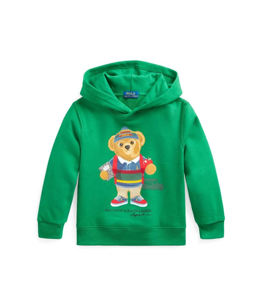 商品Ralph Lauren|Polo Bear Logo Fleece Hoodie (Little Kids),价格¥392,第1张图片
