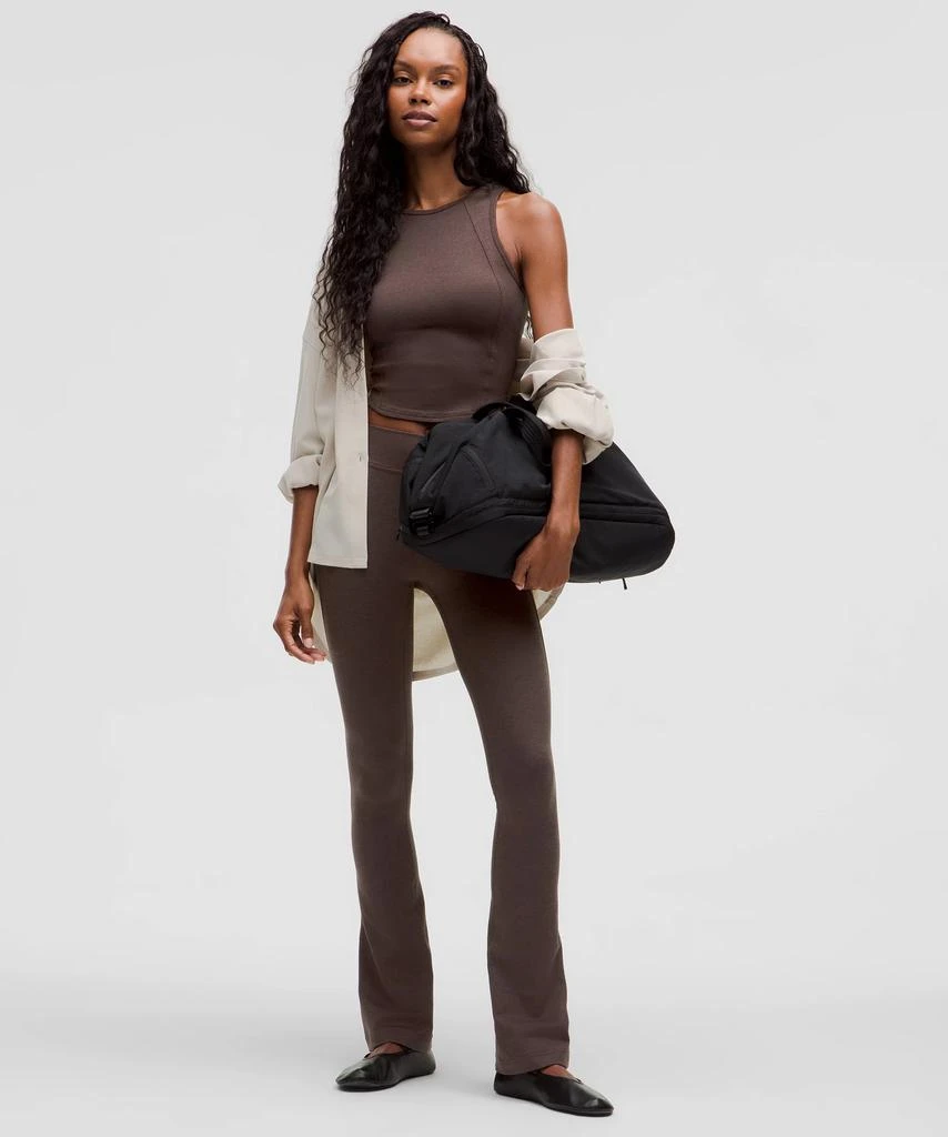 Softy Suedey Split-Hem High-Rise Mini-Flare Pant *Regular 商品