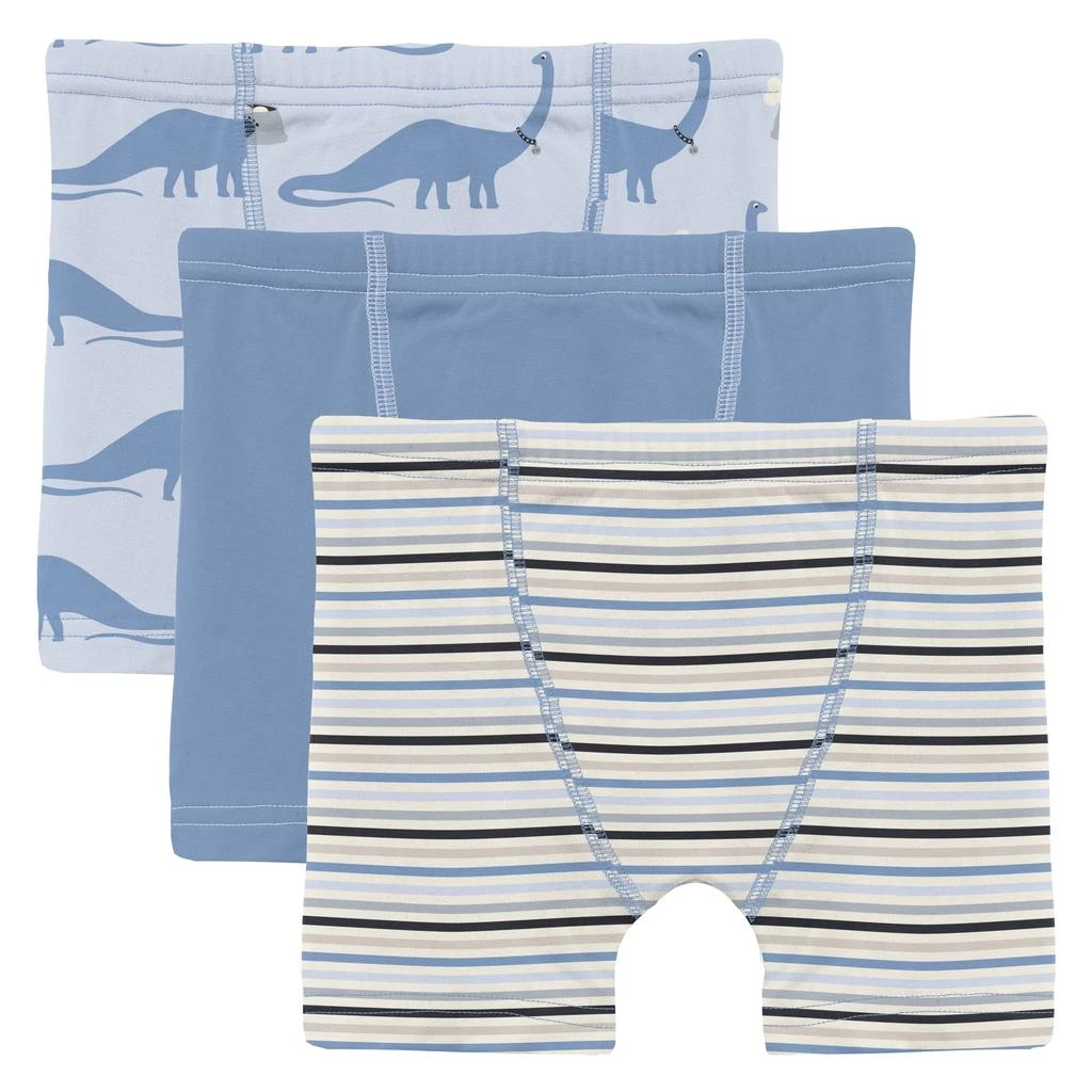 商品KicKee Pants|Print Boxer Brief Set of 3 (Little Kid/Big Kid),价格¥266,第1张图片