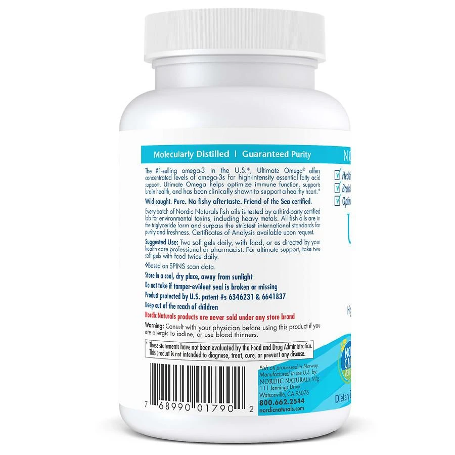 Ultimate Omega Dietary Supplement Lemon 商品