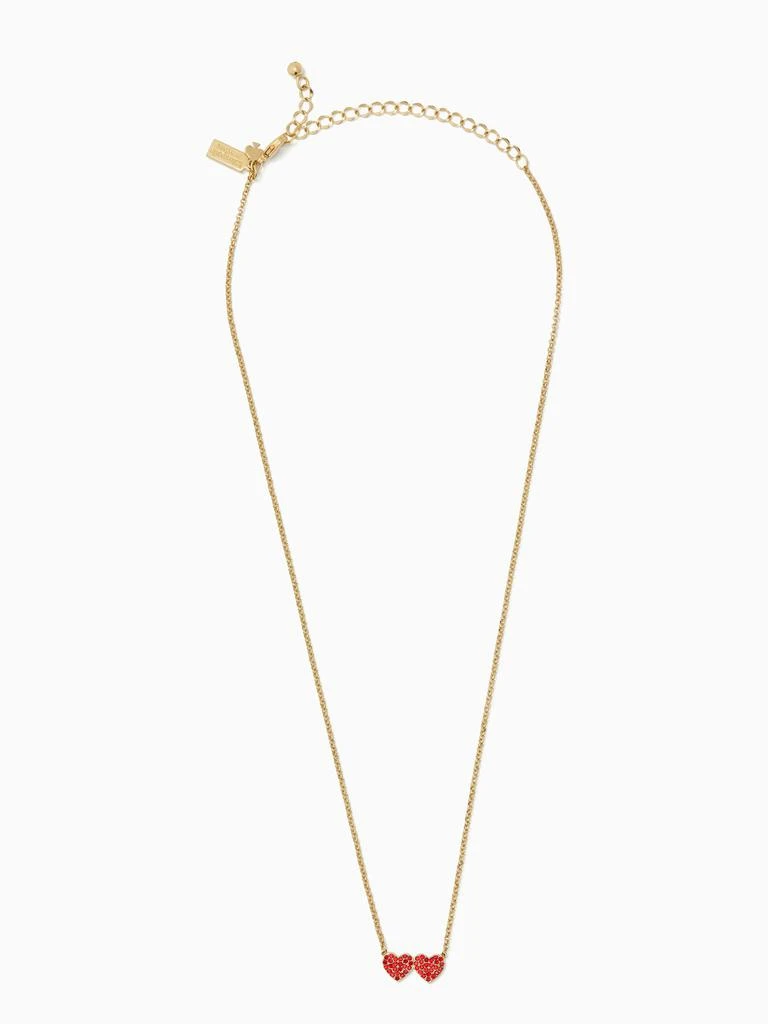 商品Kate Spade|双心短项链,价格¥302,第3张图片详细描述