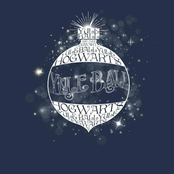 商品Harry Potter|Harry Potter Yule Ball Baubel Women's Christmas T-Shirt - Navy,价格¥170,第2张图片详细描述