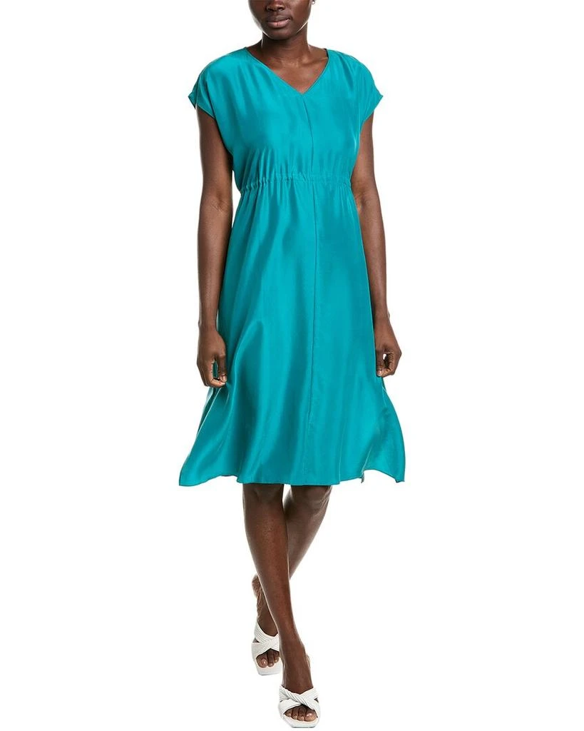 商品Eileen Fisher|EILEEN FISHER Silk Midi Dress,价格¥1042,第1张图片