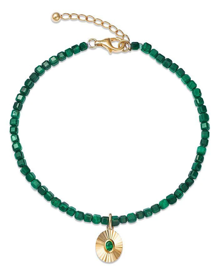 商品Bloomingdale's|Emerald Stackable Bead Sunbeam Charm Bracelet,价格¥4111,第1张图片