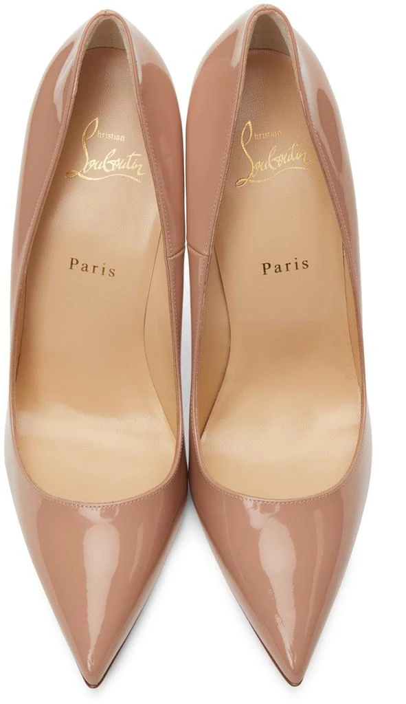 商品Christian Louboutin|Beige Patent So Kate 120 Heels,价格¥6578,第5张图片详细描述