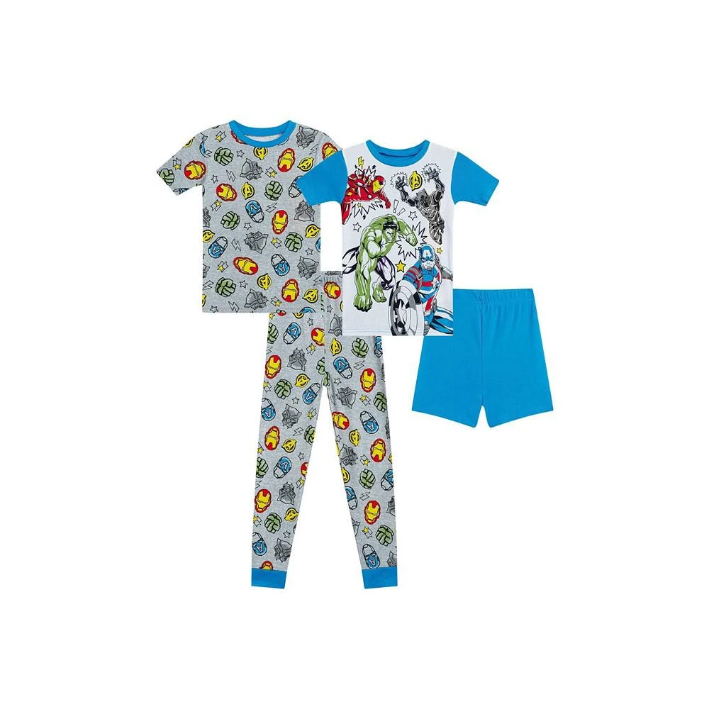 商品AME|Little Boys Avengers Pajama Set, 4 Piece Set,价格¥134,第1张图片