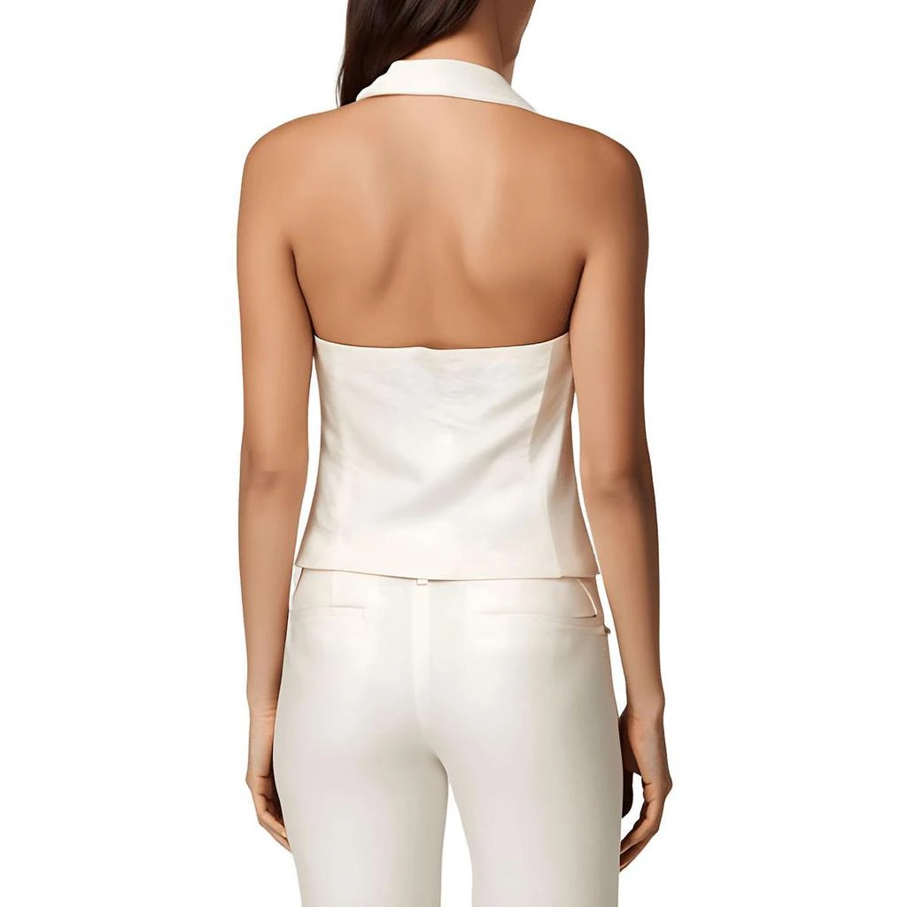 商品DKNY|DKNY Womens Button Linen Halter Top,价格¥282,第2张图片详细描述