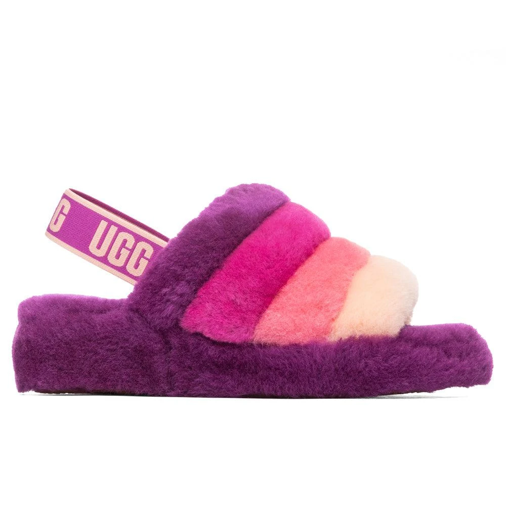 商品UGG|UGG Women's Fluff Yeah Slide - Berrylicious Multi,价格¥380,第1张图片