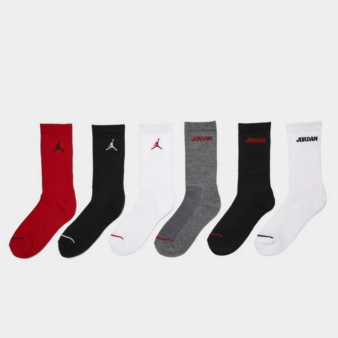 商品Jordan|Kids' Jordan Legend Crew Socks (6-Pack),价格¥90,第3张图片详细描述