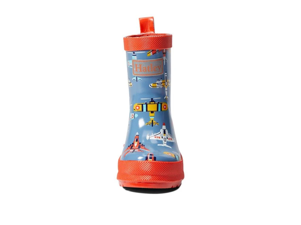 商品Hatley|Flying Aircrafts Shiny Rain Boots (Toddler/Little Kid/Big Kid),价格¥410,第2张图片详细描述