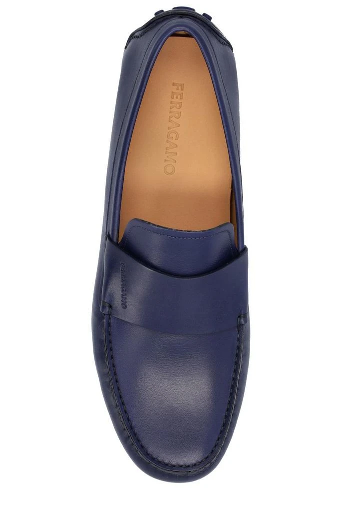 商品Salvatore Ferragamo|Salvatore Ferragamo Saddle Slip-On Driver Loafers,价格¥2264,第4张图片详细描述