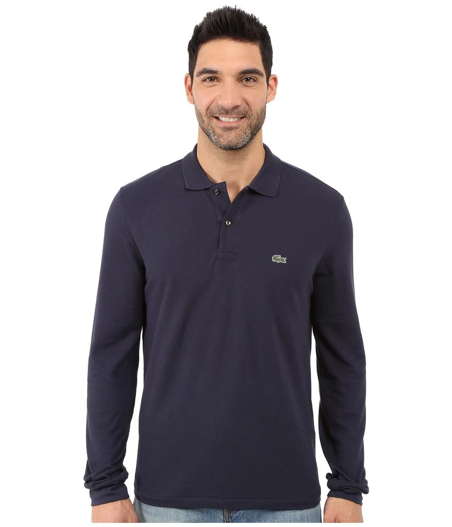 商品Lacoste|Lacoste L/S Classic Pique Polo衫,价格¥916,第1张图片