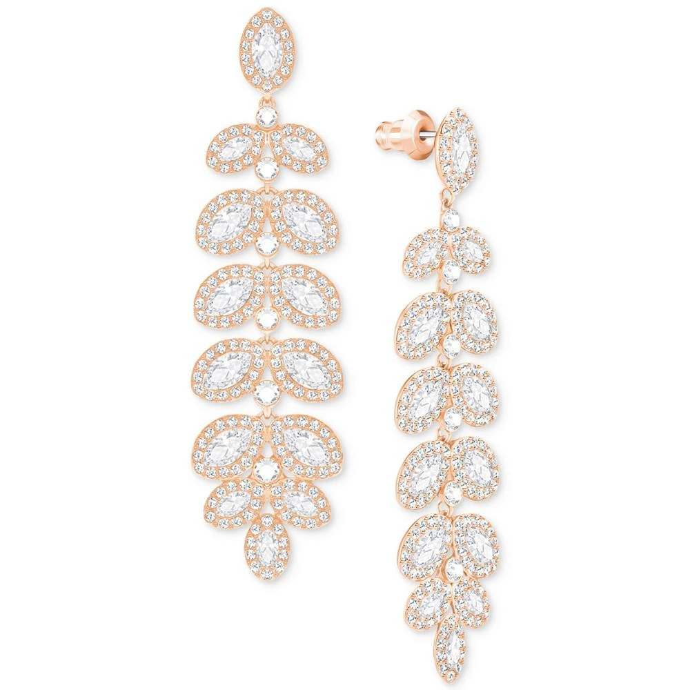 商品Swarovski|Rose Gold-Tone Crystal & Pavé Drop Earrings,价格¥1265,第2张图片详细描述