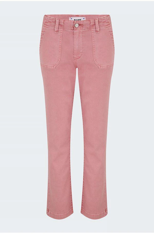 商品Paige|Paige - Mayslie Straight Ankle in Vintage Rosey Pink,价格¥2429,第1张图片