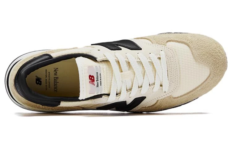 商品[国内直发] New Balance|NB 990 V1 复古网眼鞋面 织物猪皮二层绒面皮防滑耐磨轻便 低帮 休闲跑步鞋 男女同款 白黄黑 美产,价格¥1113,第5张图片详细描述