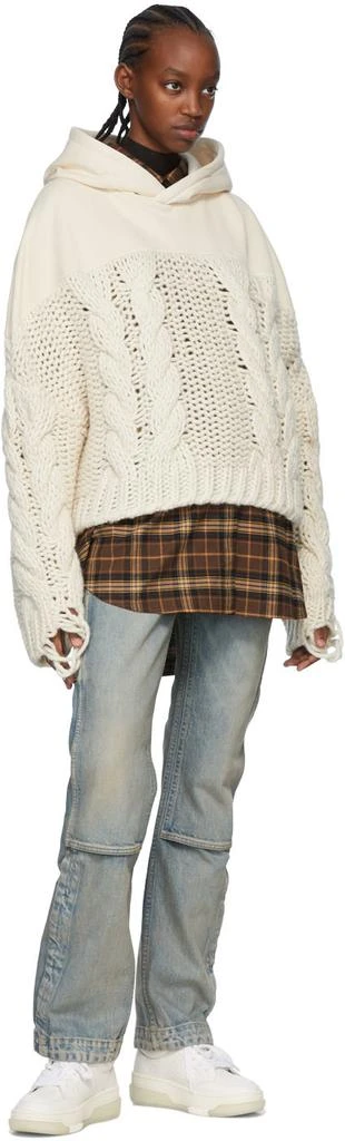 商品AMIRI|Off-White Wool Hoodie,价格¥8682,第4张图片详细描述