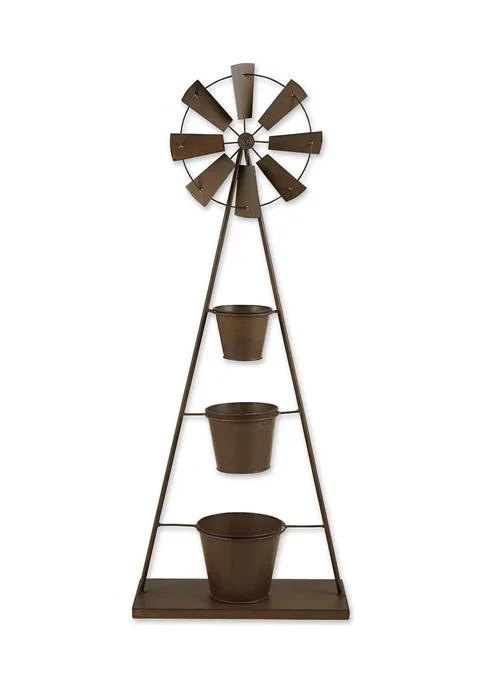 商品Zingz & Thingz|Thingz Windmill Plant Stand 16.25X7.25X41.5,价格¥1619,第1张图片