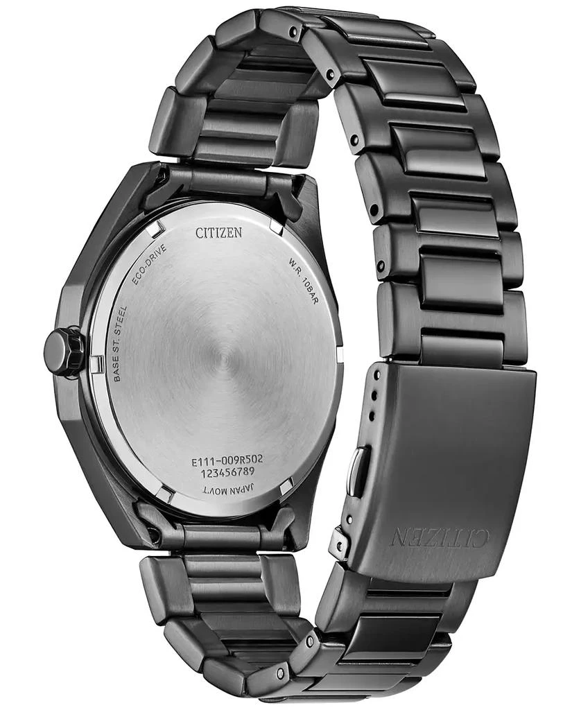 商品Citizen|Eco-Drive Men's Weekender Gray-Tone Stainless Steel Bracelet Watch 41mm,价格¥2432,第3张图片详细描述