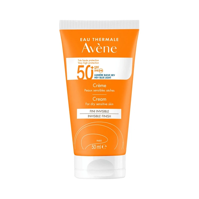 商品Avene|雅漾（AVENE）雅漾清爽倍护盈润防晒/隔离防晒乳防护霜50ML SPF50+物理防护防水防汗     新老包装随机发货,价格¥179,第1张图片