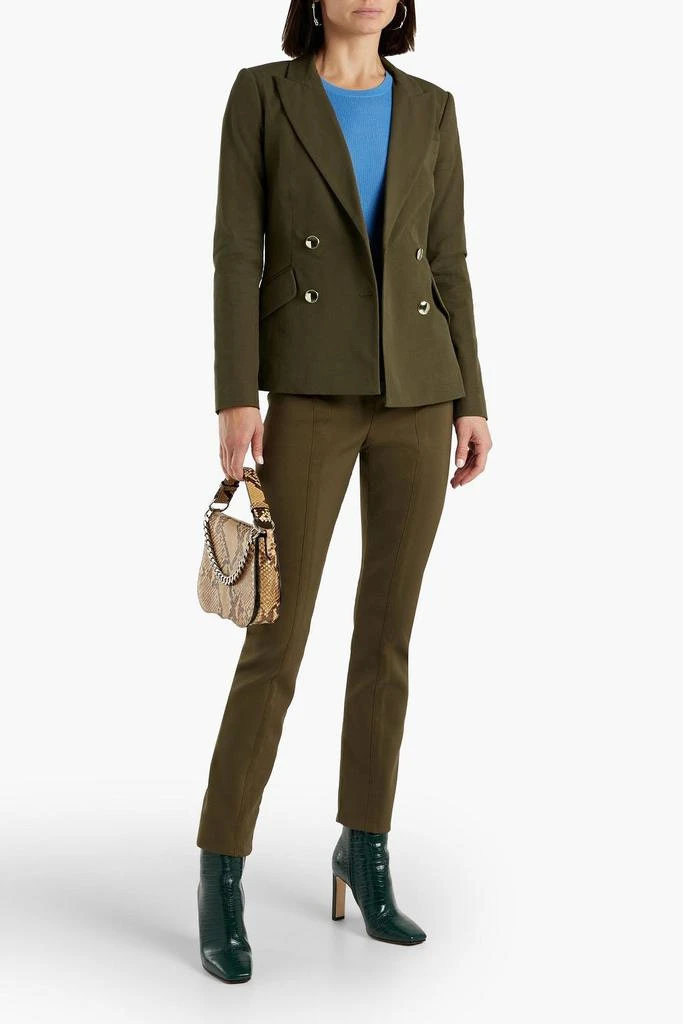 商品Derek Lam|Ady double-breasted cotton-blend blazer,价格¥691,第2张图片详细描述