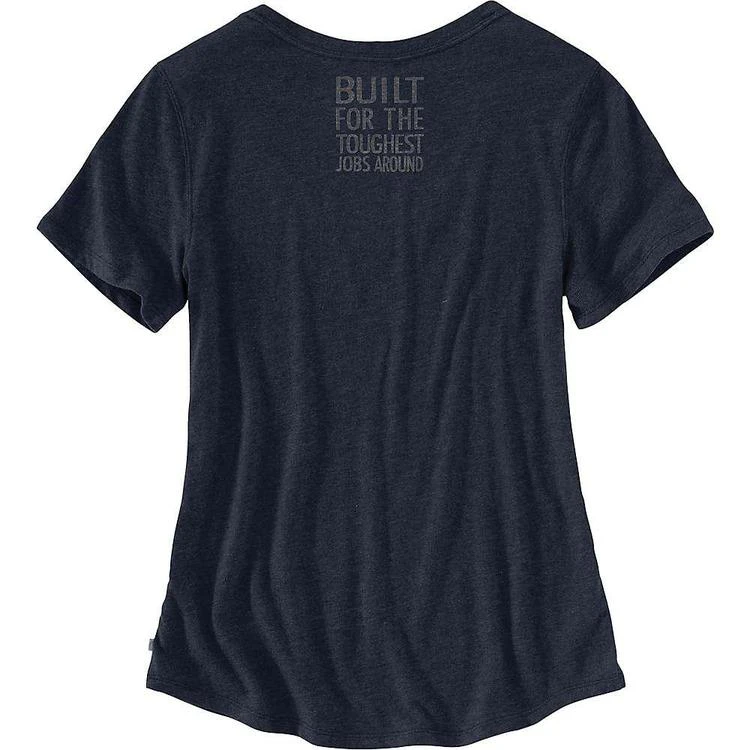 商品Carhartt|Carhartt Women's Lockhart Graphic Script Logo SS V-Neck T-Shirt,价格¥124,第2张图片详细描述