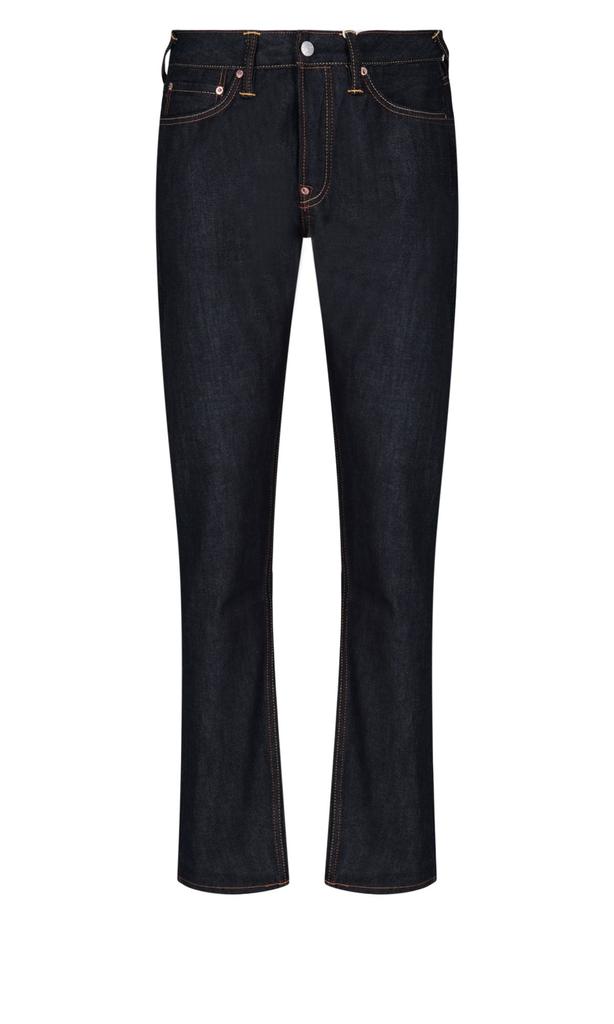 Evisu Men's  Blue Cotton Jeans商品第1张图片规格展示