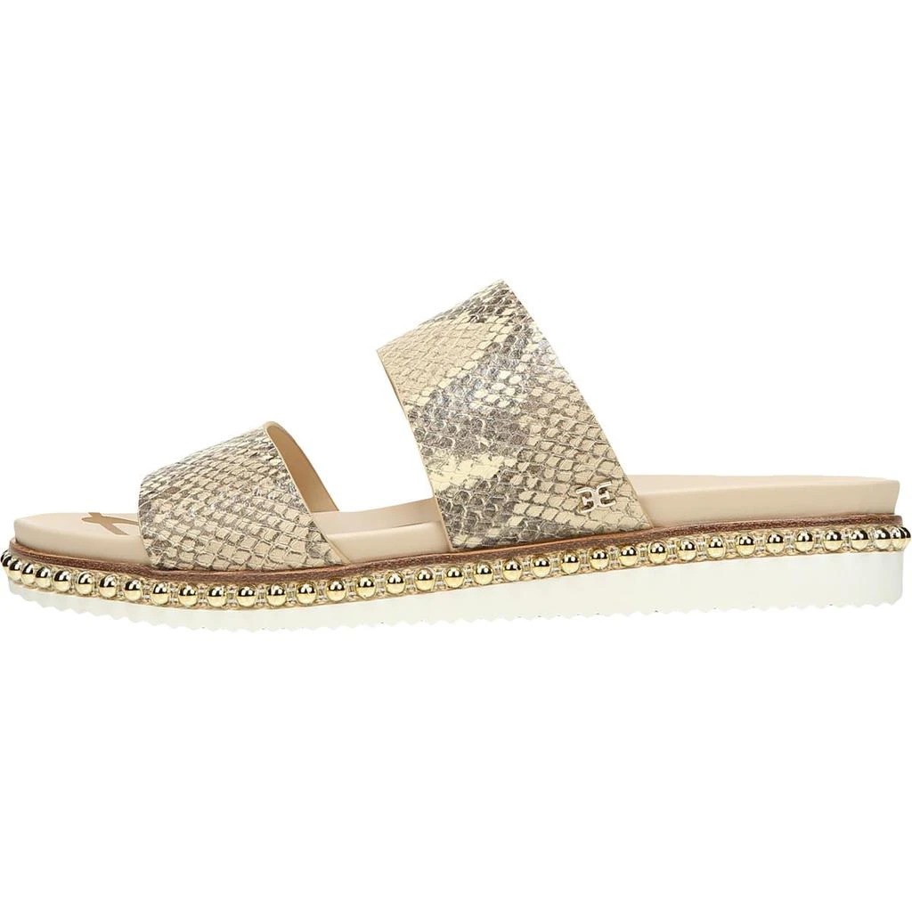 商品Sam Edelman|Sam Edelman Womens Asha Leather Studded Slide Sandals,价格¥378,第4张图片详细描述