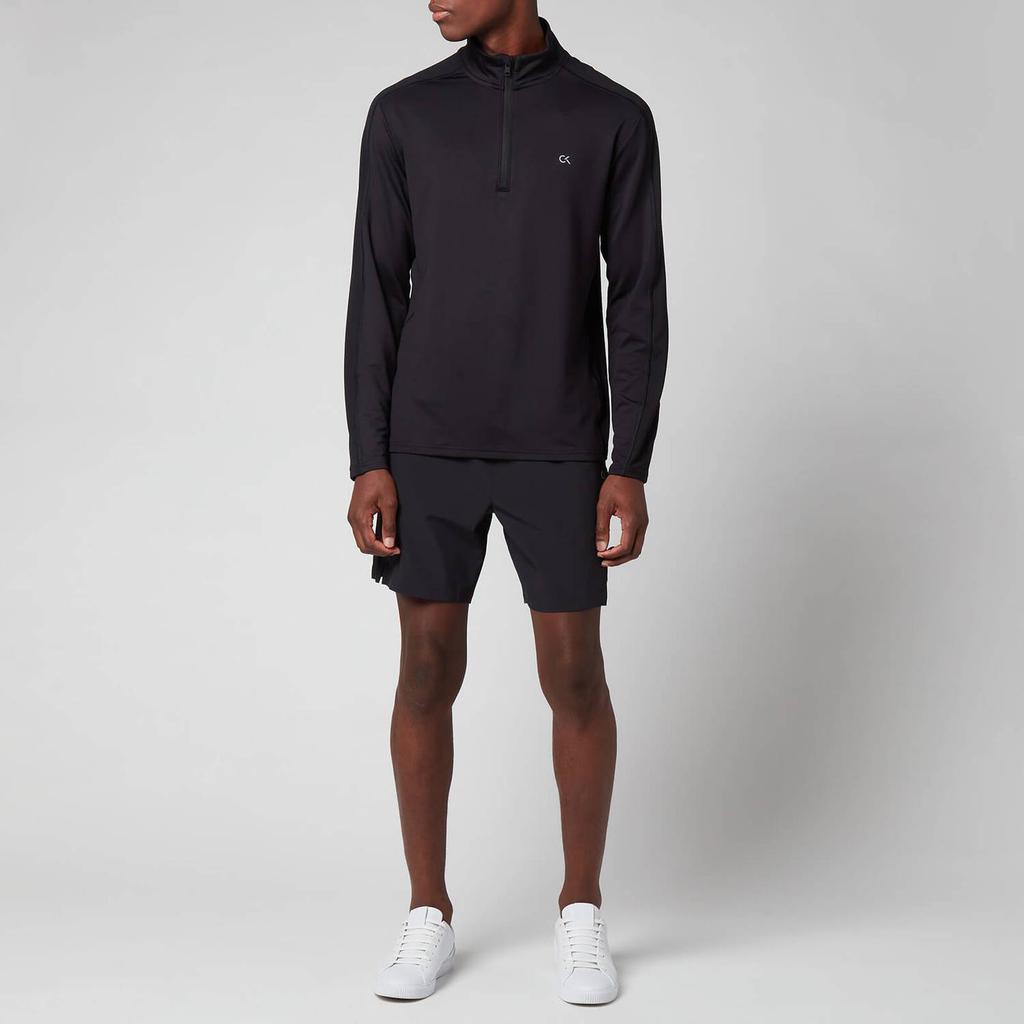 Calvin Klein Performance Men's Half-Zip Top - Black商品第3张图片规格展示