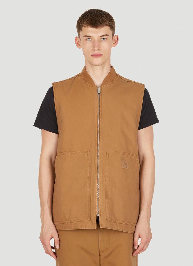 商品Carhartt WIP|Antique Dealer X Classic Sleeveless Jacket in Brown,价格¥877,第1张图片