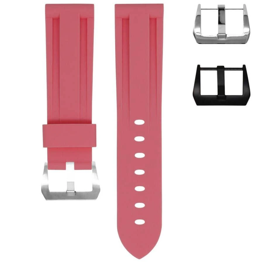 商品Horus Watch Straps|For Tudor Black Bay Straight Lug Flamingo Pink Rubber Watch Band 22MMSL-PNK-TBB,价格¥1155,第1张图片