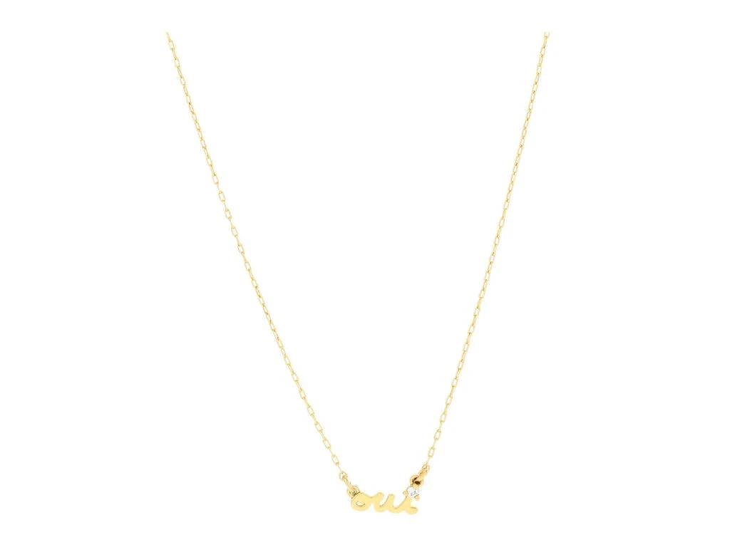 商品Kate Spade|Say Yes Oui Pendant Necklace,价格¥225,第1张图片