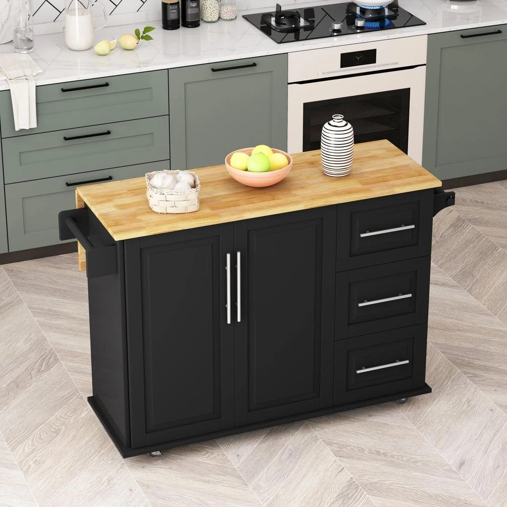 商品Simplie Fun|Kitchen Island Cart,价格¥3974,第1张图片