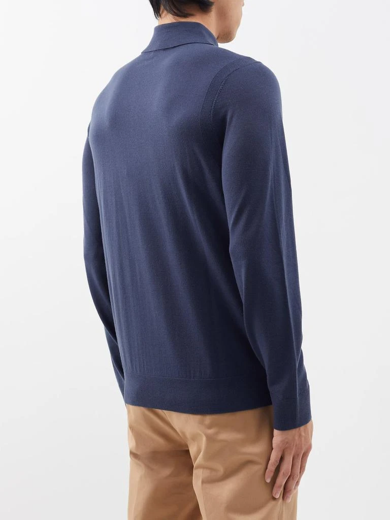 商品Paul Smith|Merino long-sleeved polo shirt,价格¥1632,第5张图片详细描述